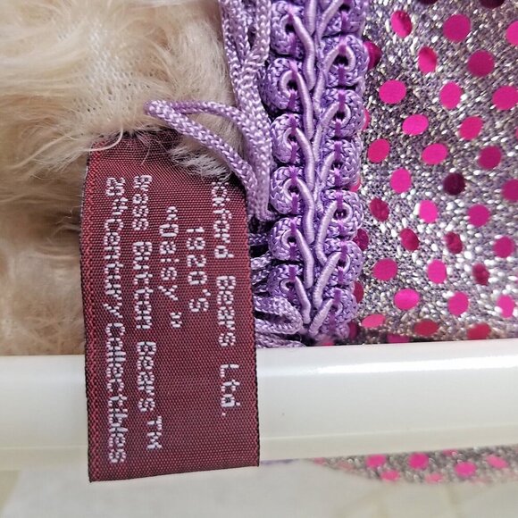 Brass Button Bears Baxter Daisy 12" Plush 1900s new with Tags Pickford Bears - Picture 14 of 16